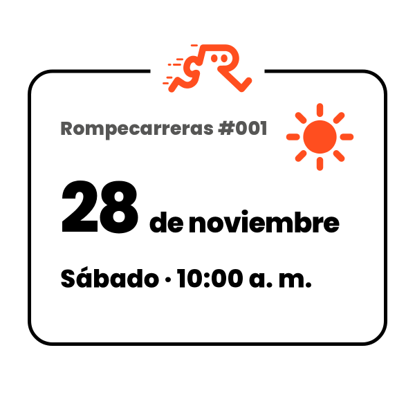 Rompecarrera #001: sábado 28 de noviembre de 2026