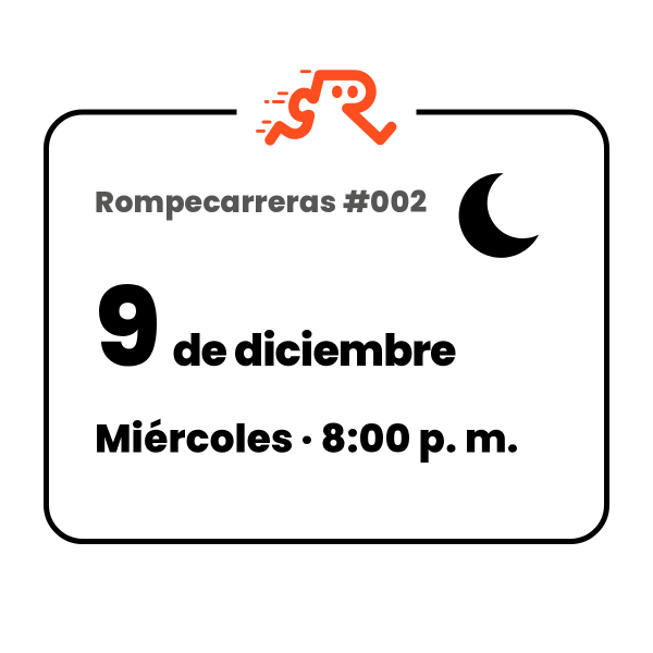 Rompecarrera #002: miércoles 9 de diciembre de 2026